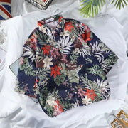 New Floral Shirt Short Sleeve Man