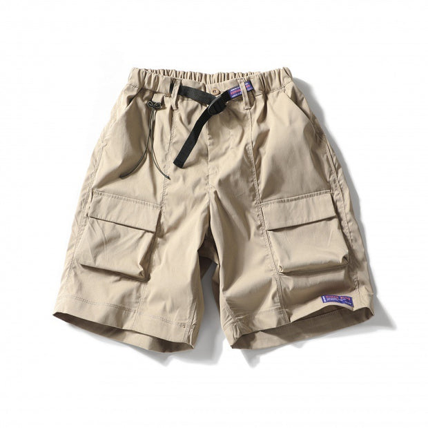 Original Data Japanese Loose Belt Workwear Shorts