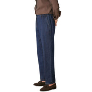 British Business Elastic Waist Cropped Pants