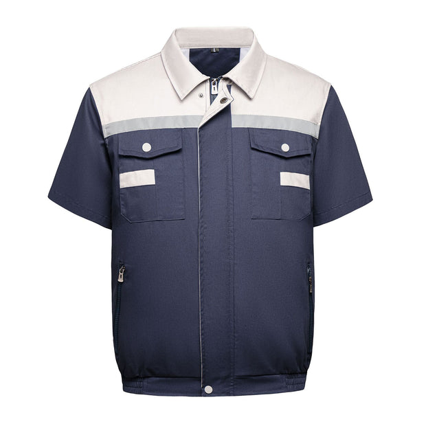 Summer Cooling Jacket With Reflective Stripe Cooling And Heatstroke Prevention Air Conditioning Clothes