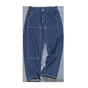 American-style Retro Loose Straight-leg Tapered Jeans