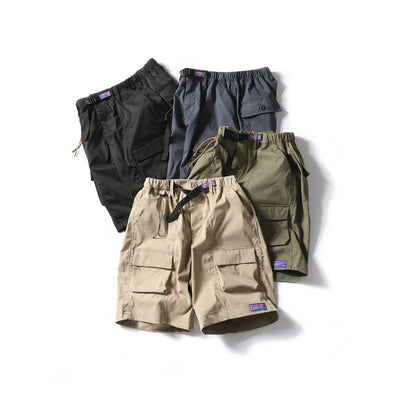 Original Data Japanese Loose Belt Workwear Shorts