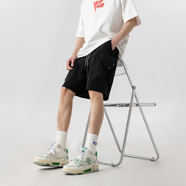 Multi-Pocket Workwear Shorts Men's Loose Outdoor Casual Sports