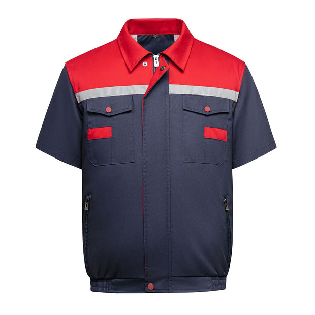Summer Cooling Jacket With Reflective Stripe Cooling And Heatstroke Prevention Air Conditioning Clothes