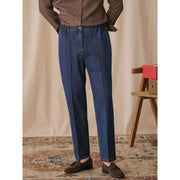 British Business Elastic Waist Cropped Pants