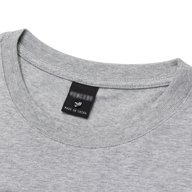 Kitten Paste Cloth Embroidery Short Sleeve Men